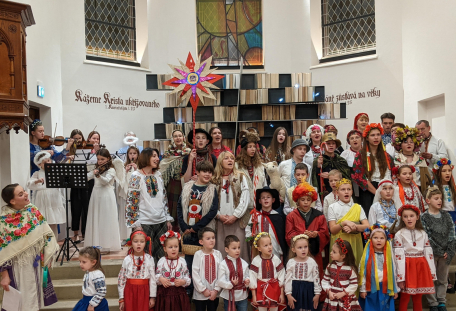 Zpívání českých a ukrajinských tradičních koled